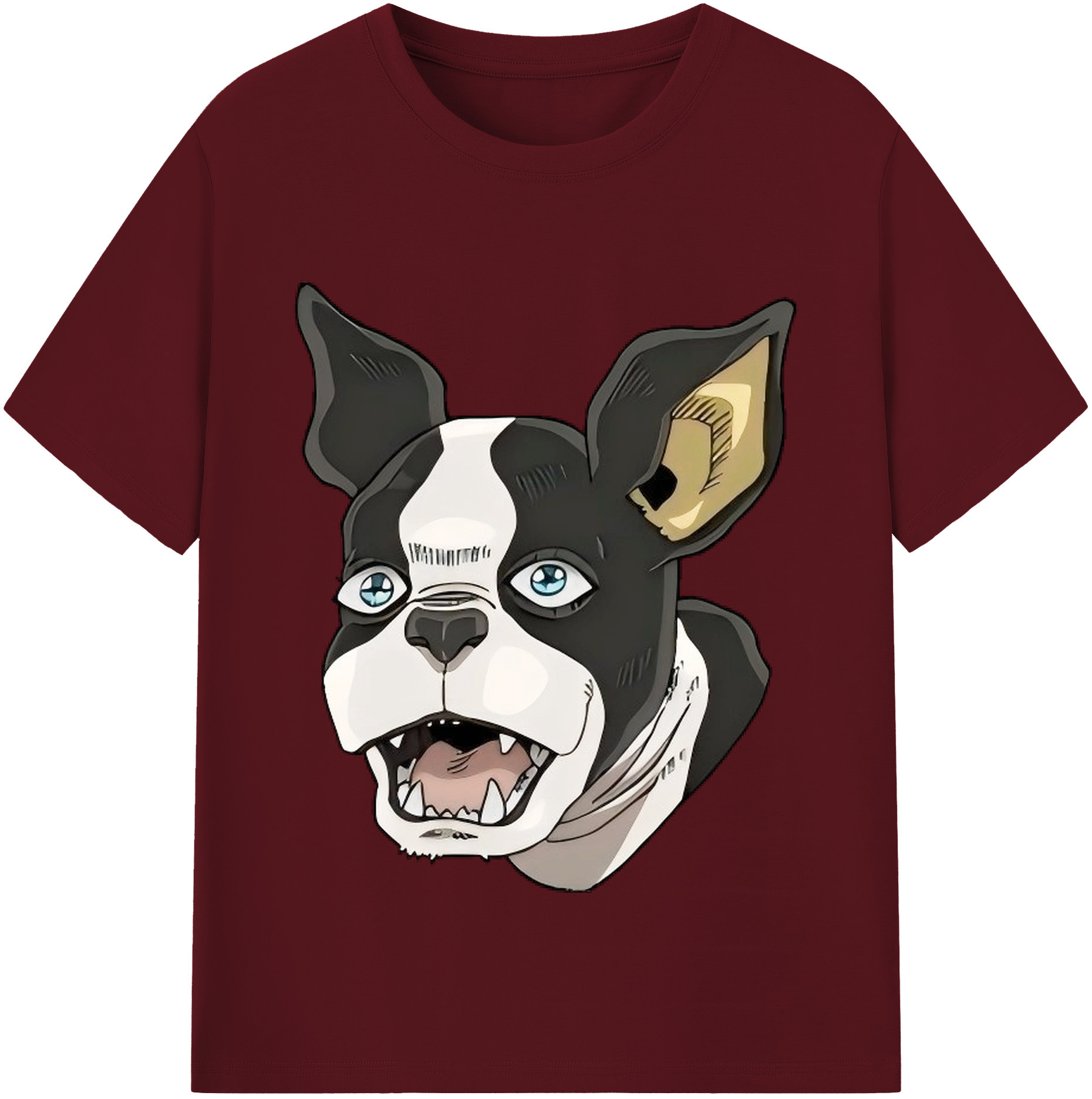 （画像用） ジョジョの奇妙な冒険 イギー JoJo's Bizarre Adventure Iggy 綿100％半袖Tシャツ（フロントプリント）